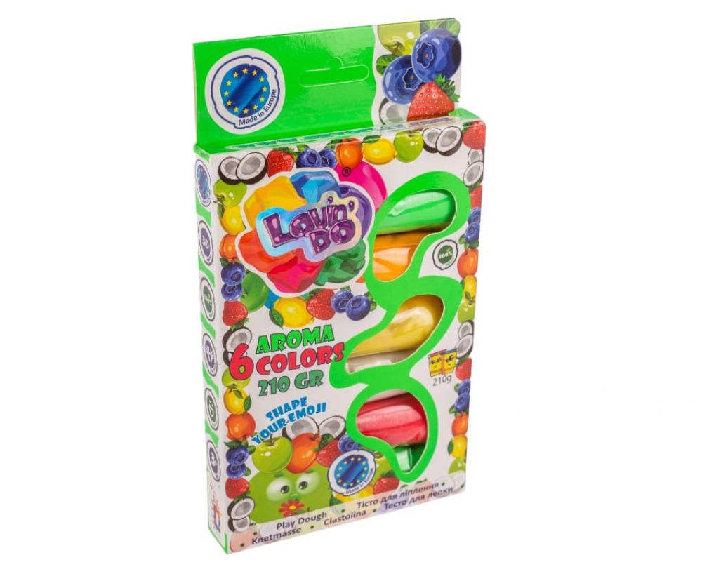 Kreativní hrací těsto — 6 barev s aroma