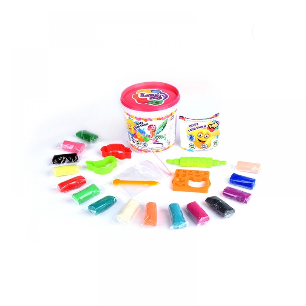 Kreativní hrací těsto — mnoho barev