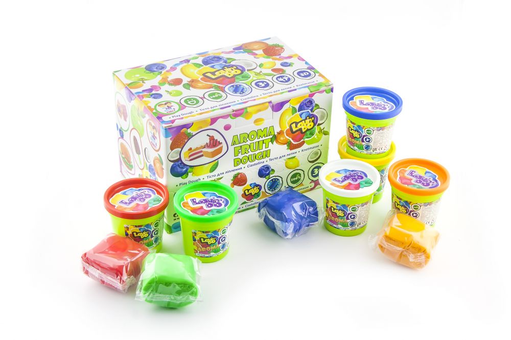 Kreativní hrací těsto — 12 barev s aroma