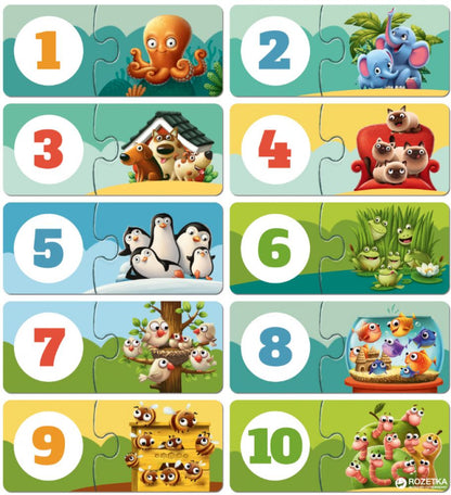 Vzdělávací puzzle — naučme se počítat!