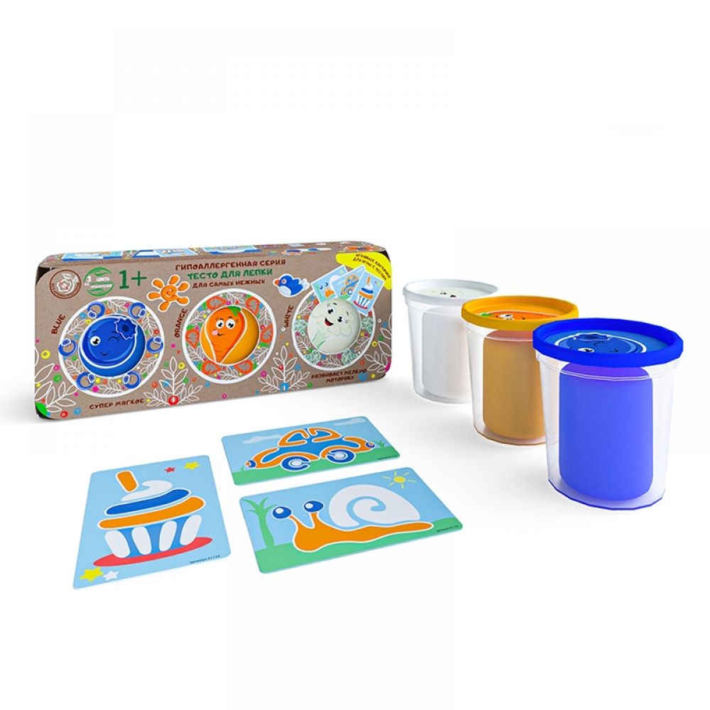Kreativní hrací těsto — 3 barvy